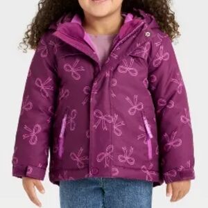 Cat & Jack Pink 3 in 1 Snowplay Jacket 12 Months